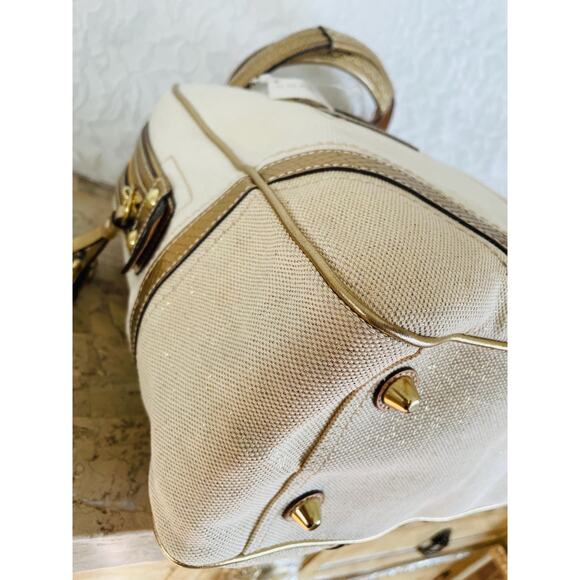 NWT Coach 10737 Legacy Soho Canvas Cream/Gold Python Satchelt Tote Bag Satchel - Picture 8 of 12